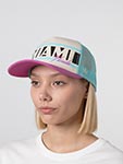 Бейсболка AMERICAN NEEDLE арт. SMU730A-MIAM Miami Sinclair (кремовый / розовый)